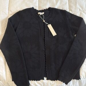 Rebecca Taylor Black Cardigan - NWT - Sz S